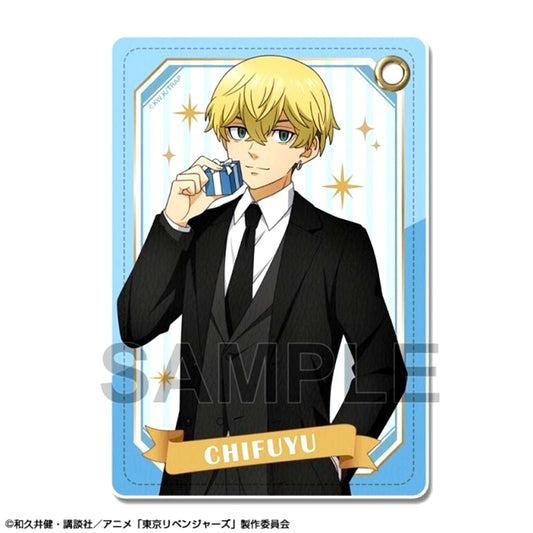 TV Anime Tokyo Revengers Razor Pass case Ver.3 Design 05 (Chifuyu Matsuno) Goods - Pass case Newly Drawn Resale [NEW]
