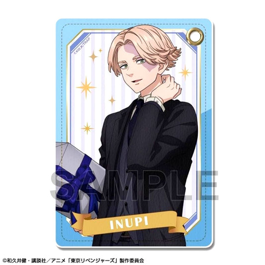 TV Anime Tokyo Revengers Razor Pass case Ver.3 Design 06 (Seishu Inui) Goods - Pass case Newly Drawn Resale [NEW]
