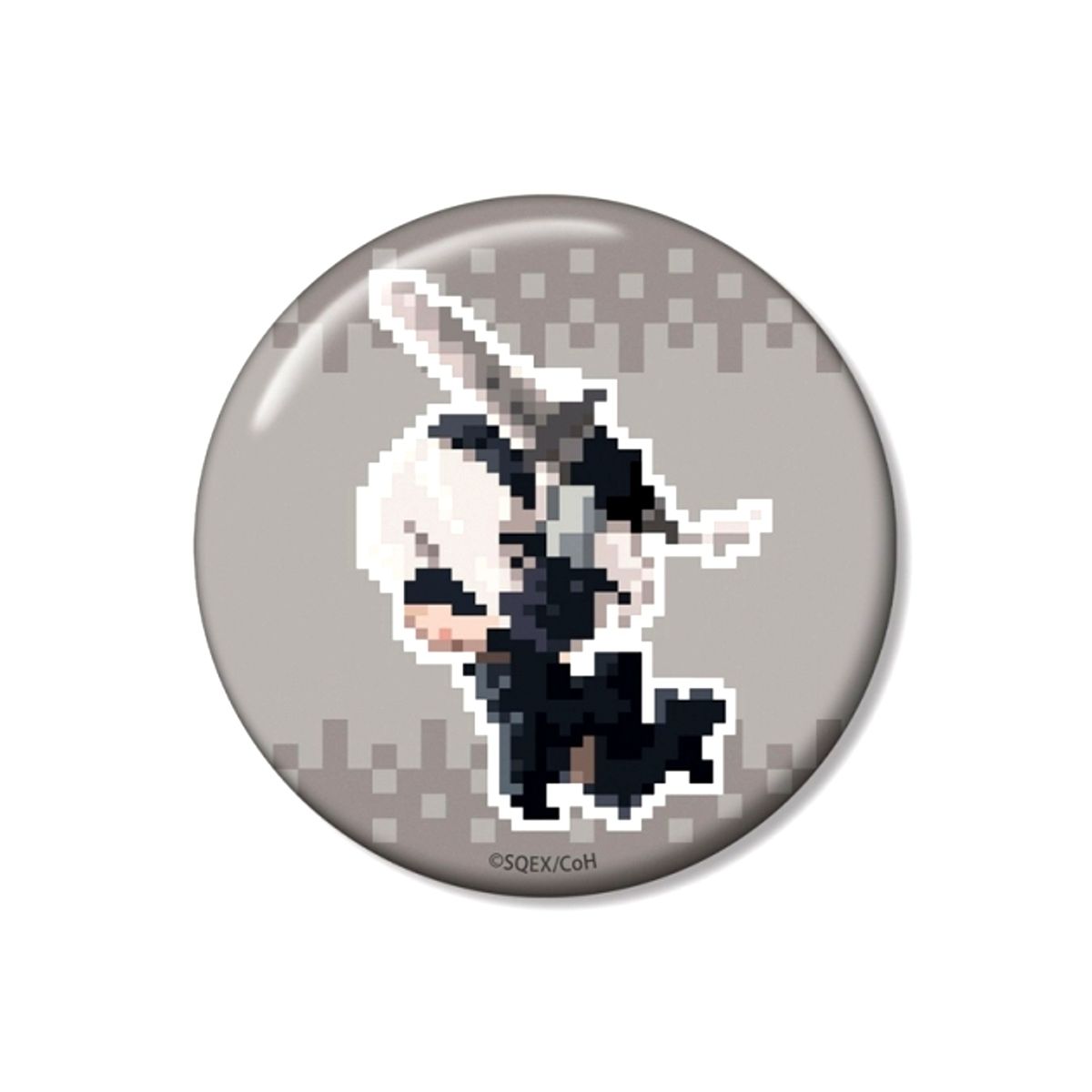 Anime NieR:Automata Ver1.1a 2B DOT DOT 100mm Button ver.A Goods - Badge [NEW]