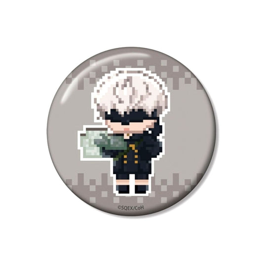 Anime NieR:Automata Ver1.1a 9S DOT DOT 100mm Button ver.A Goods - Badge [NEW]