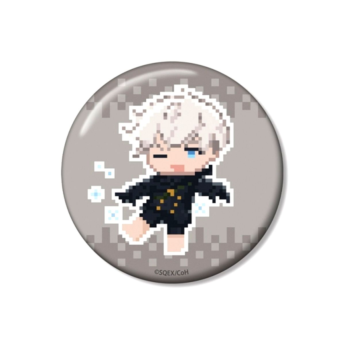 Anime NieR:Automata Ver1.1a 9S DOT DOT 100mm Button ver.B Goods - Badge [NEW]