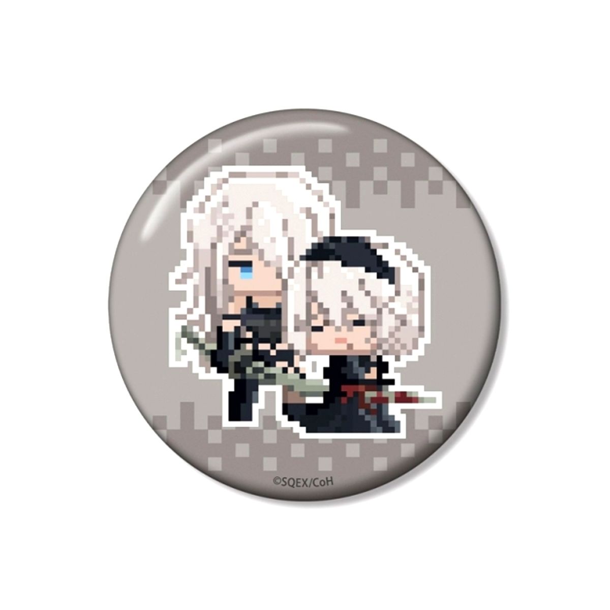 Anime NieR:Automata Ver1.1a 2B/A2 DOT DOT 100mm Button Goods - Badge [NEW]