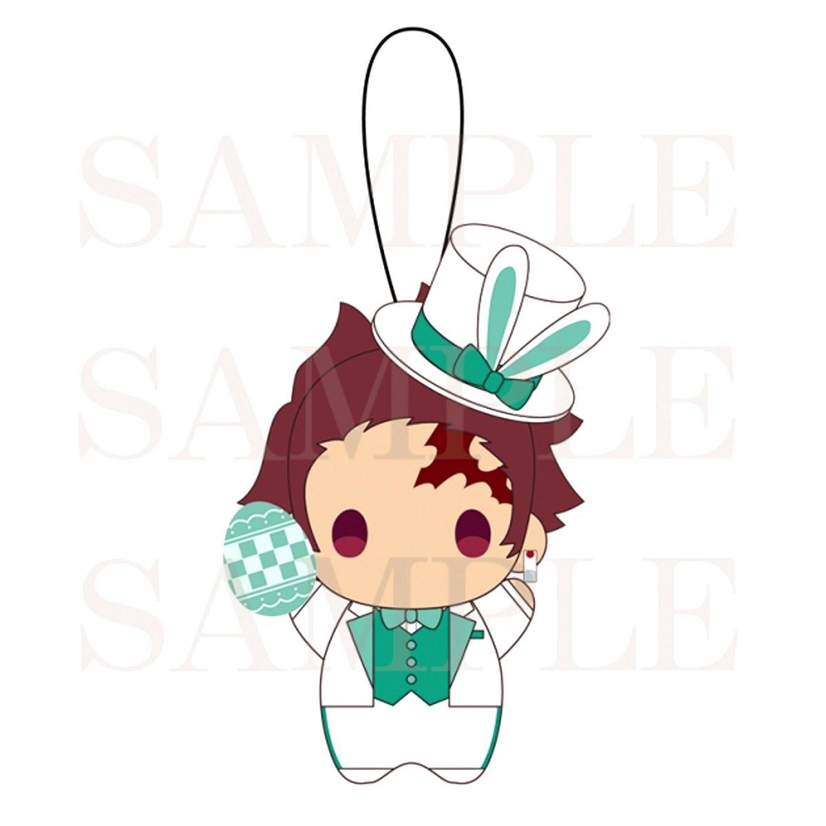 Anime Demon Slayer: Kimetsu no Yaiba Yurafuwa Mini Mini Plush Toys Easter ver. Tanjiro Kamado Goods - Plush Toys [NEW]