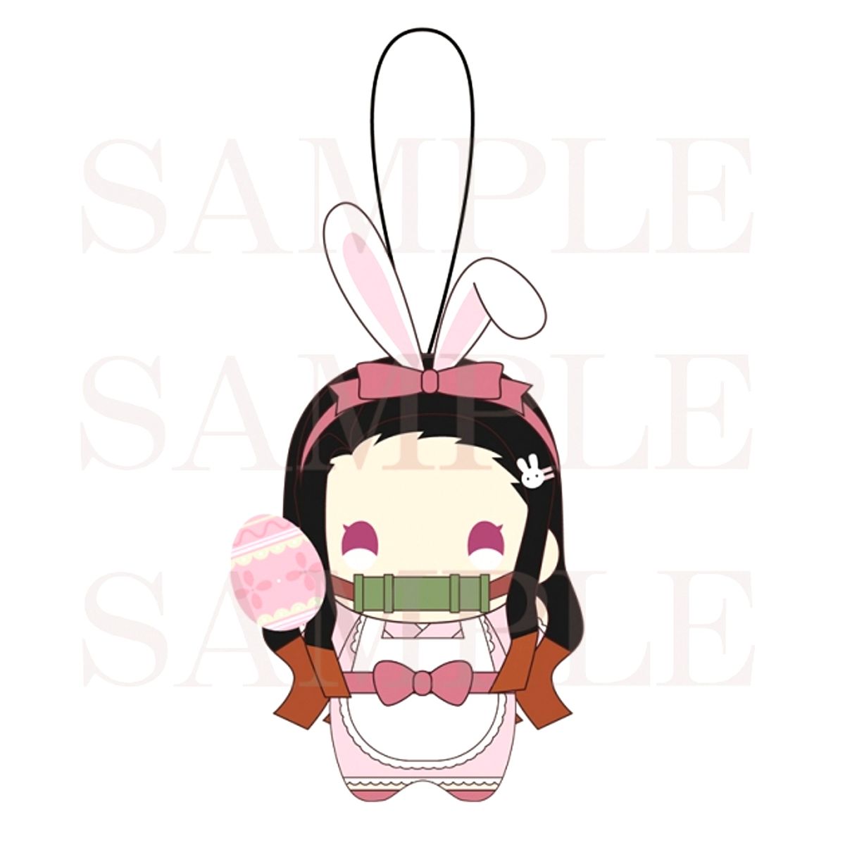 Anime Demon Slayer: Kimetsu no Yaiba Yurafuwa Mini Mini Plush Toys Easter ver. Nezuko Kamado Goods - Plush Toys [NEW]