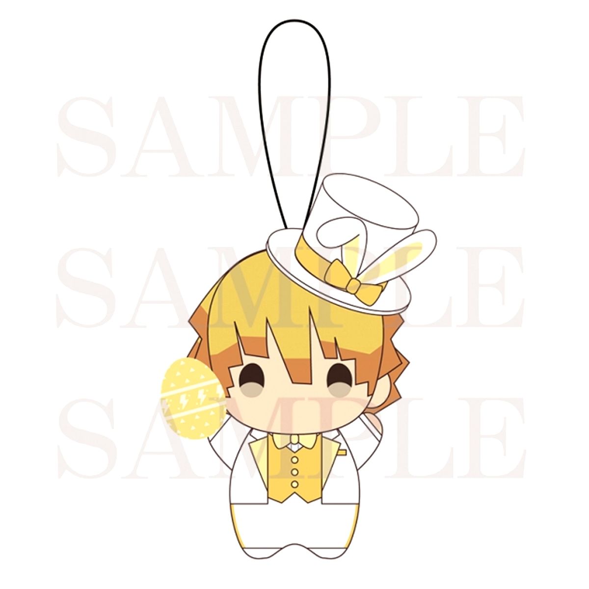 Anime Demon Slayer: Kimetsu no Yaiba Yurafuwa Mini Mini Plush Toys Easter ver. Zenitsu Agatsuma Goods - Plush Toys [NEW]