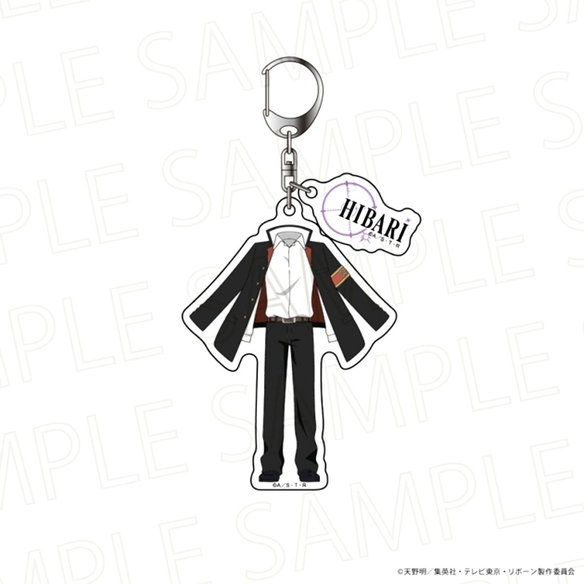 TV Anime Reborn! Costume Acrylic Charms Kyoya Hibari Goods - Charm [NEW]