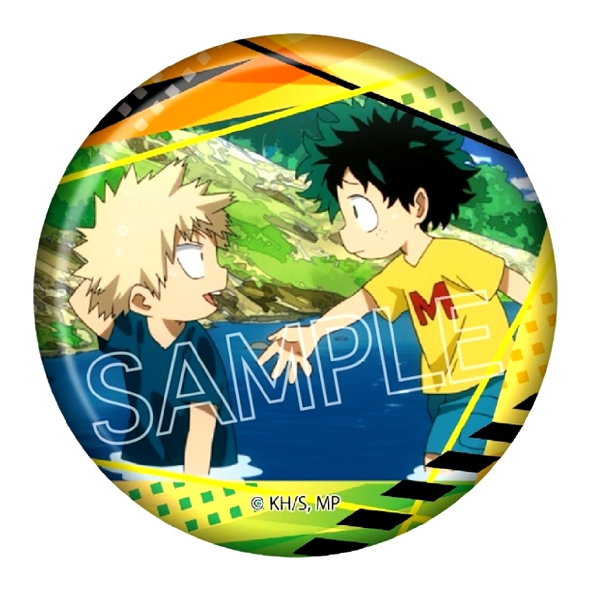 Anime My Hero Academia Hundred Faces Button Vol.3 Midoriya Bakugo B Goods - Badge [NEW]