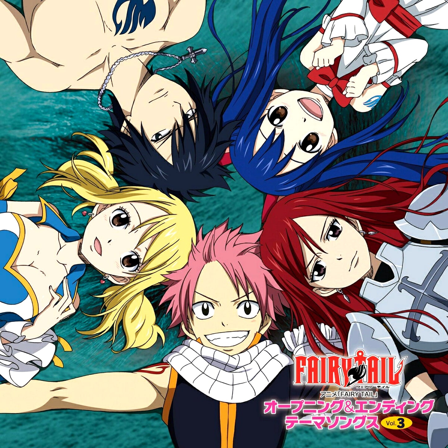TV Anime FAIRY TAIL Opening & Ending Songs Color Vinyl LP Vol. 3 [NEW]