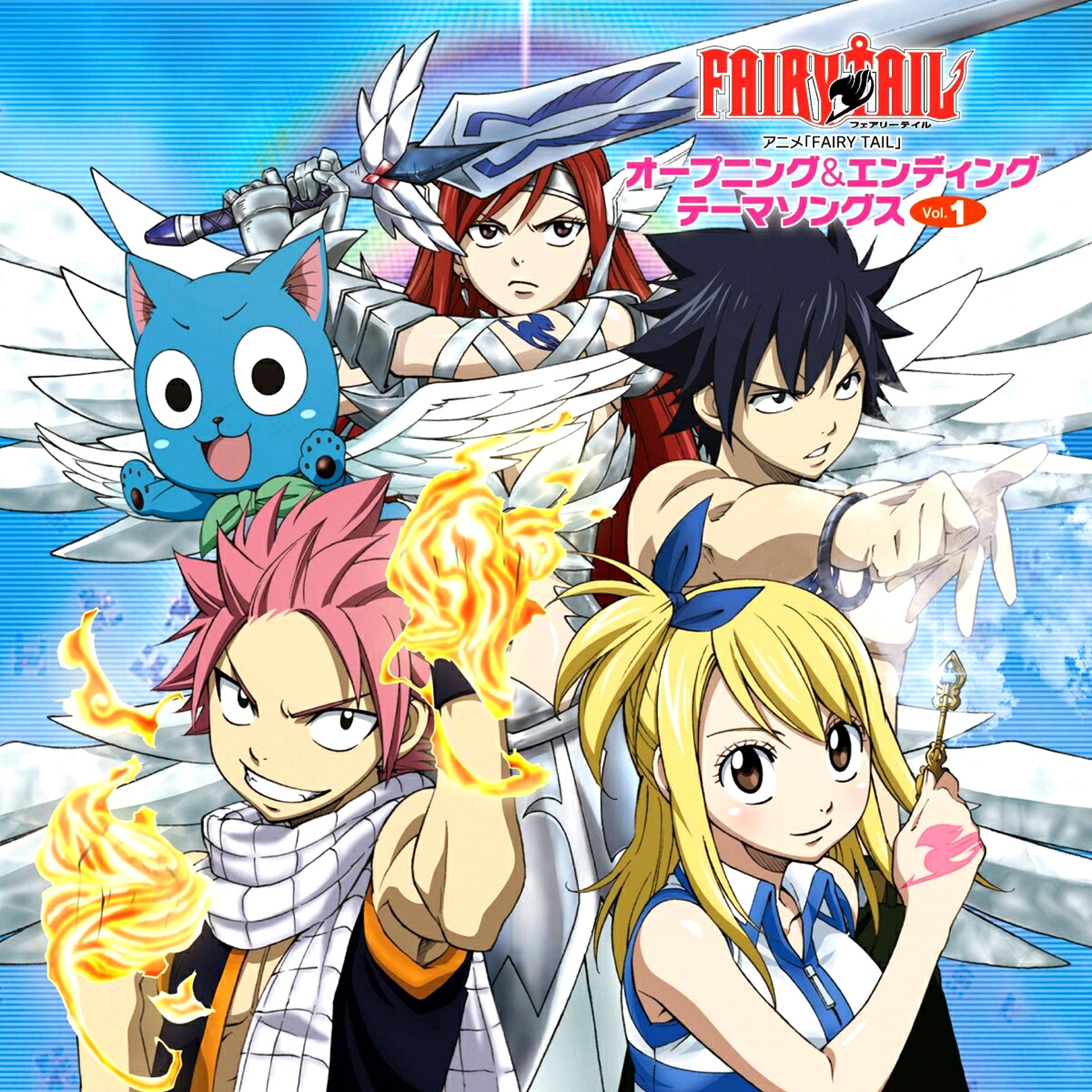 TV Anime FAIRY TAIL Opening & Ending Songs Color Vinyl LP Vol. 1 [NEW]