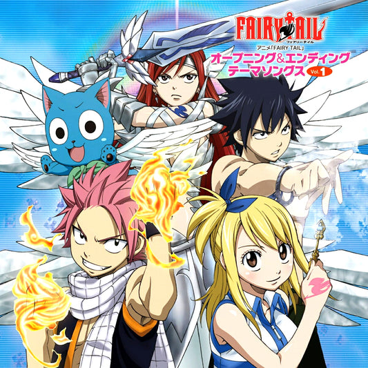 TV Anime FAIRY TAIL Opening & Ending Songs Color Vinyl LP Vol. 1 [NEW]