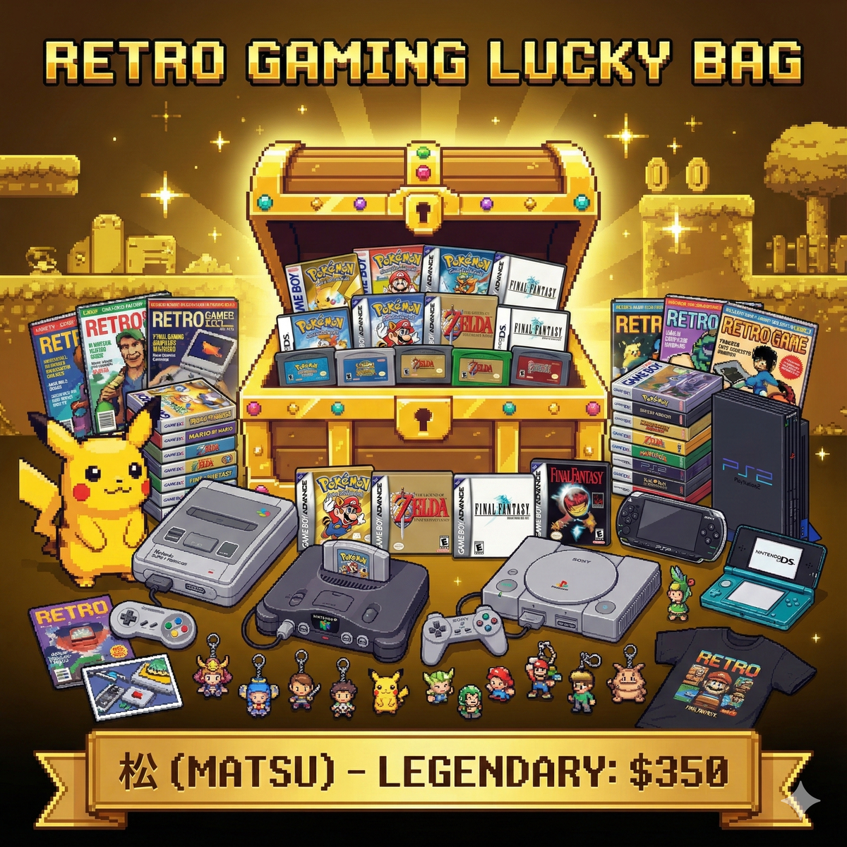 RETRO GAMING - Matsu [Lucky Bag Fukubukuro]