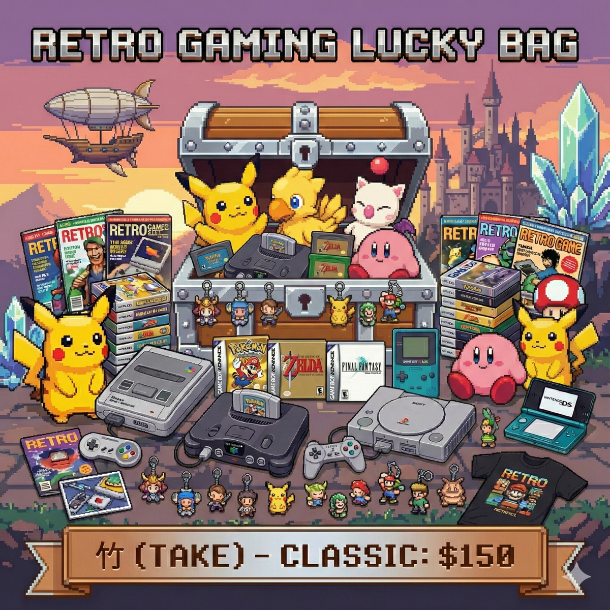 RETRO GAMING - Take [Lucky Bag Fukubukuro]