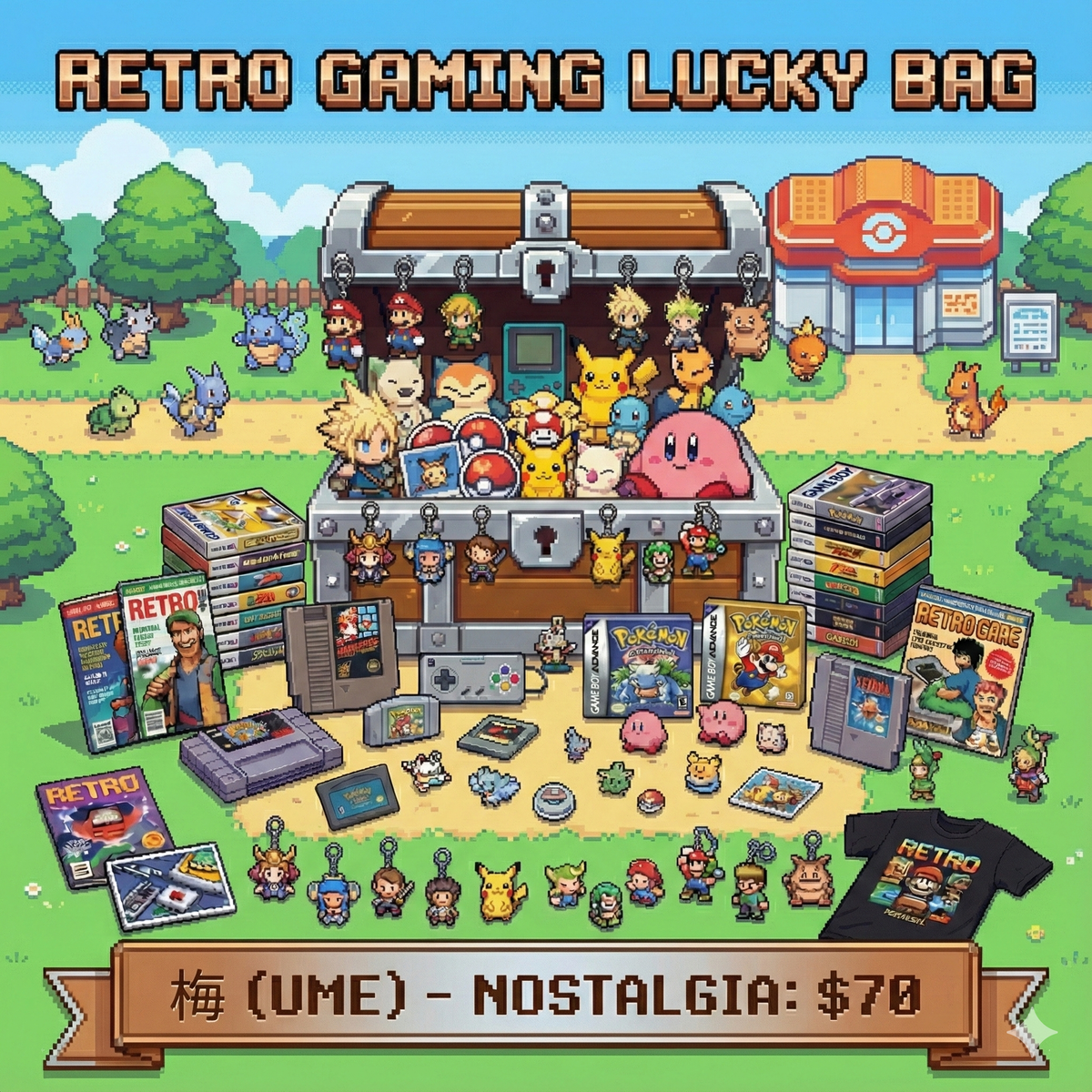 RETRO GAMING - Ume [Lucky Bag Fukubukuro]