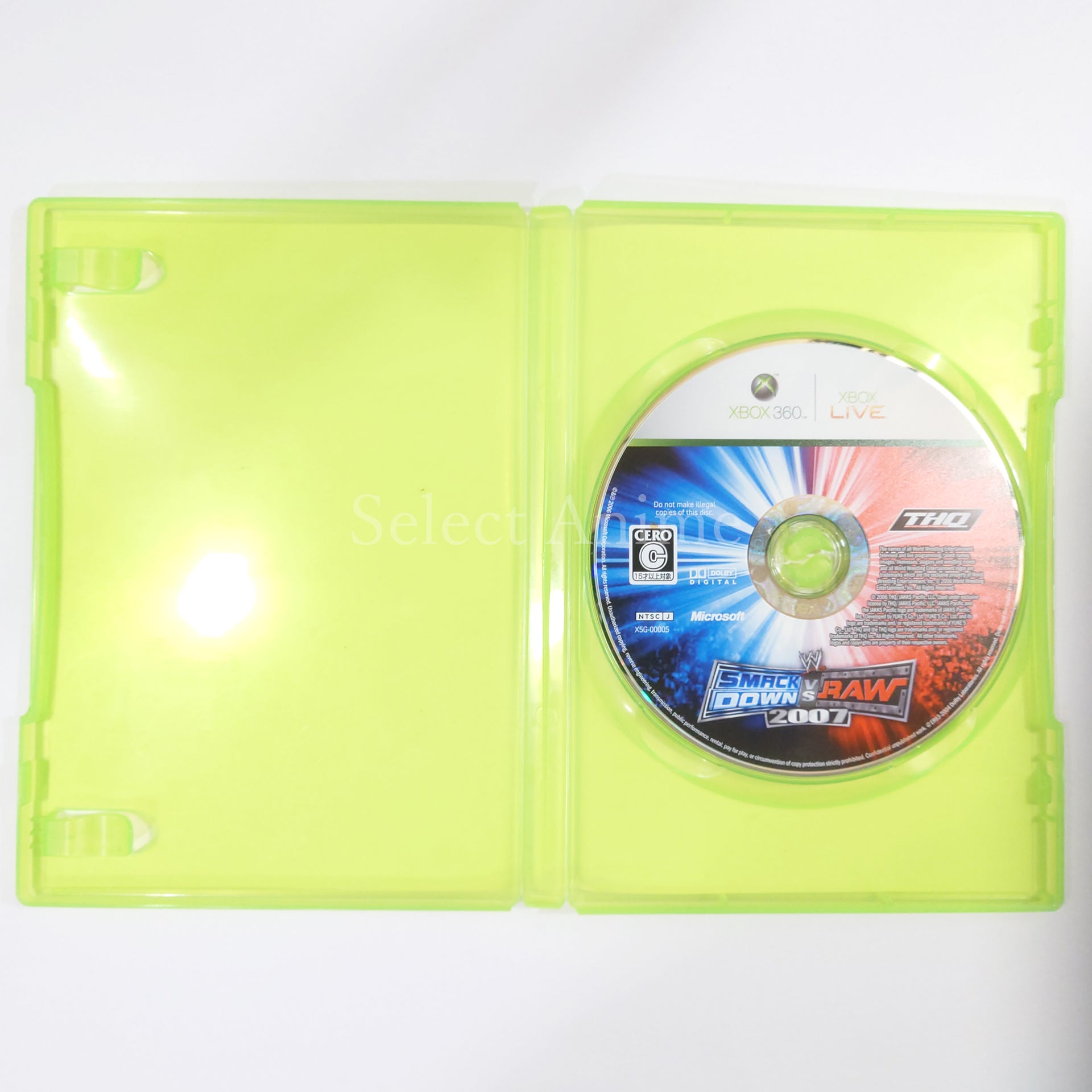 WWE SmackDown vs. Raw 2007 Xbox 360 [USED]