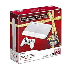 Sony PlayStation 3 Classic White 250GB Starter Pack Console with Box and Charger NTSC-J PlayStation 3 Series Console [USED]