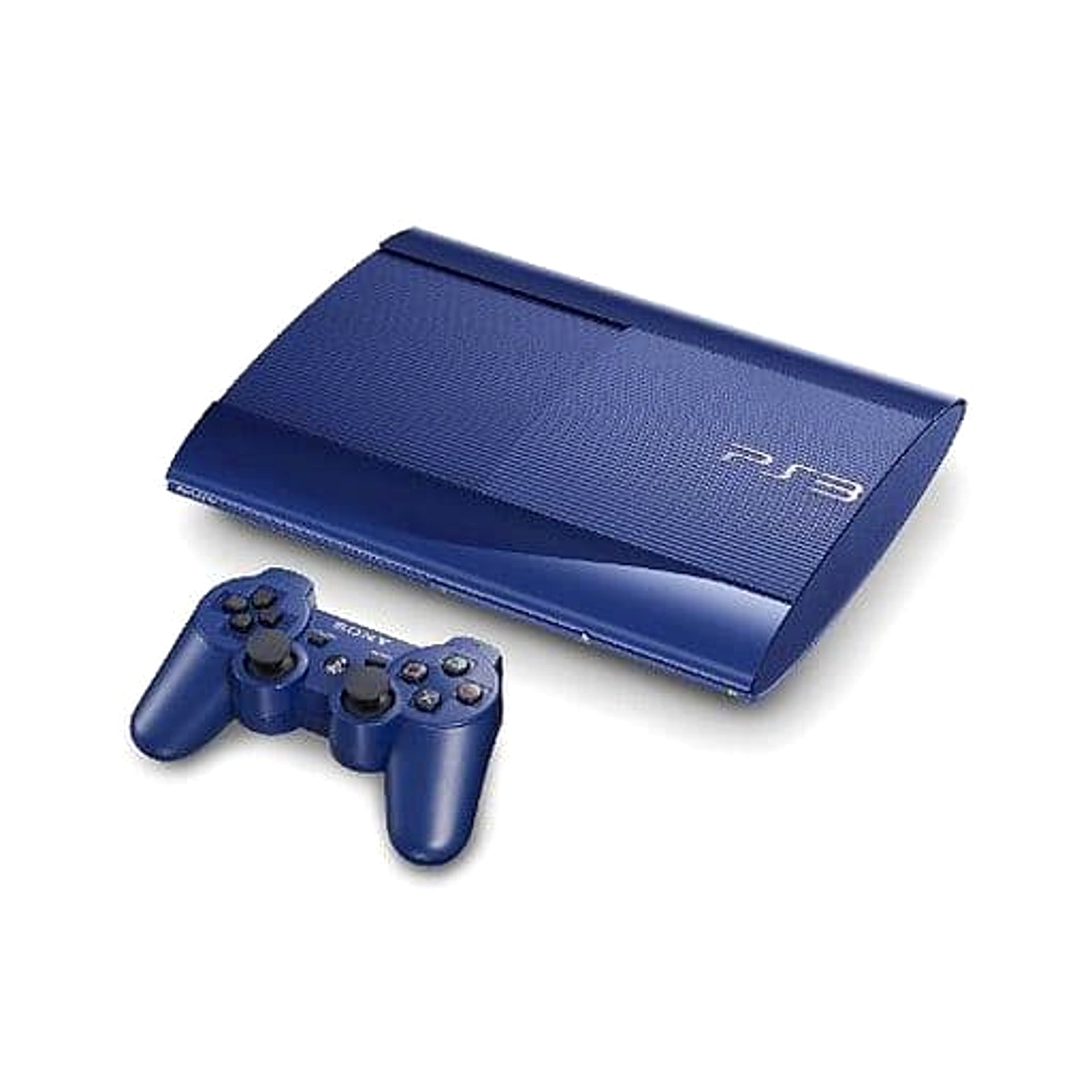 Sony PlayStation 3 Azurite Blue 250GB CECH-4000BAZ Console with Box and Charger NTSC-J PlayStation 3 Series Console [USED]