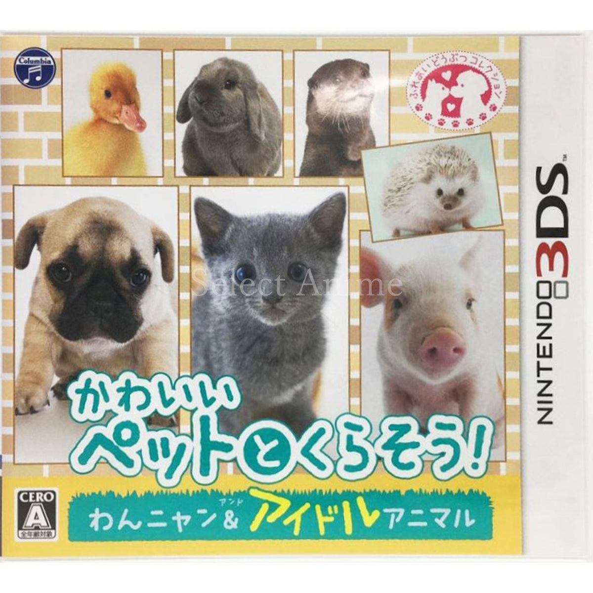Kawaii Pet to Kuraso! Wan Nyan & Idol Animal NINTENDO 3DS [USED]