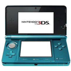 Nintendo 3DS Aqua Blue CTR-S-BAAA Console with Box and Charger NTSC-J Nintendo 3DS Series Console [USED]