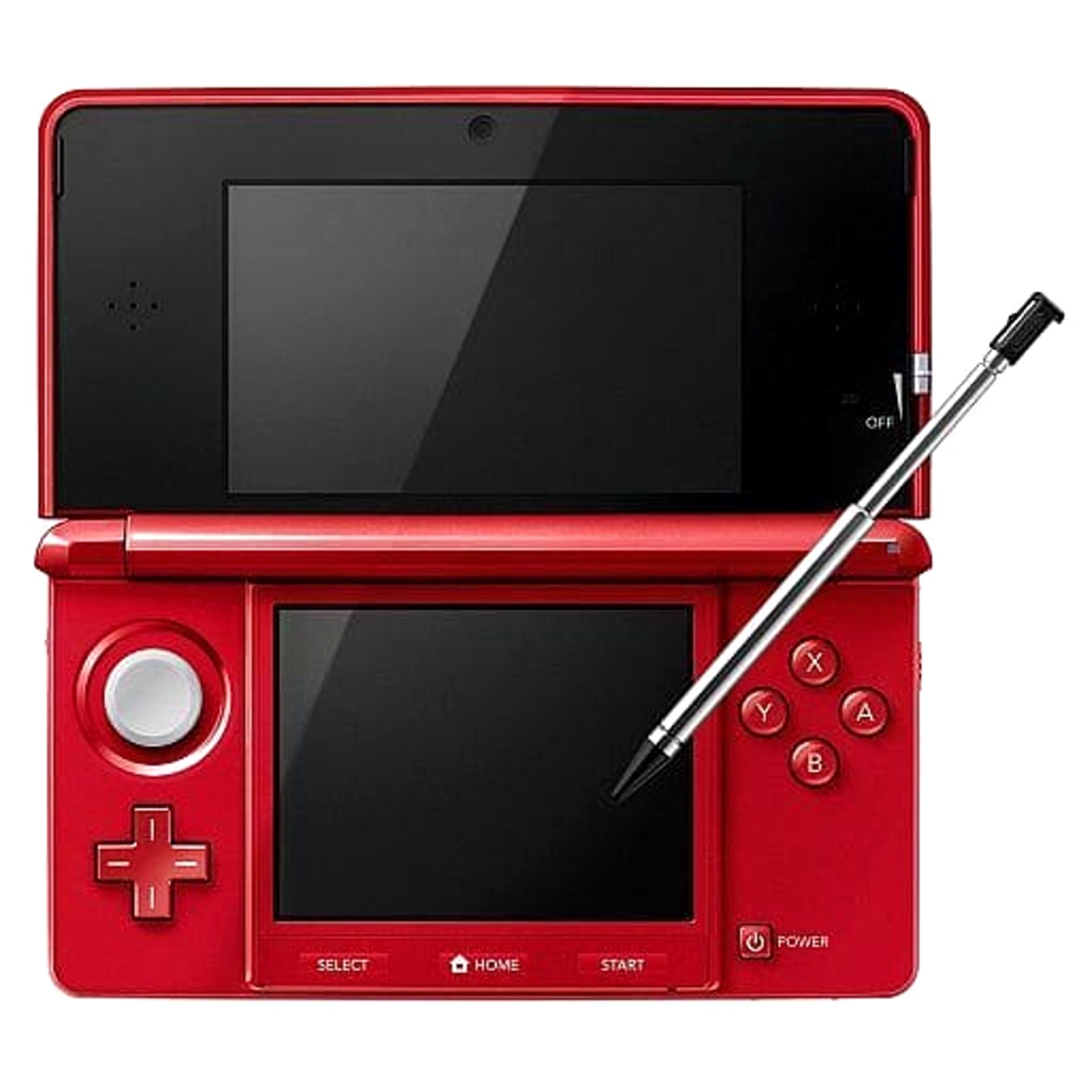 Nintendo 3DS Metallic Red CTR-S-RDBA Console with Box and Charger NTSC-J Nintendo 3DS Series Console [USED]