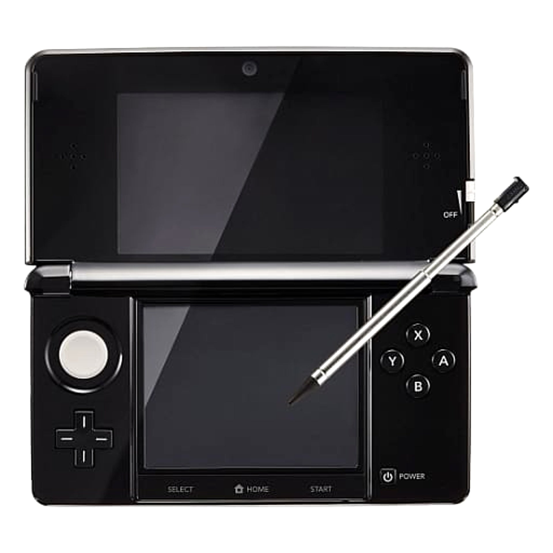 Nintendo 3DS Clear Black CTR-S-KGBA Console with Box and Charger NTSC-J Nintendo 3DS Series Console [USED]