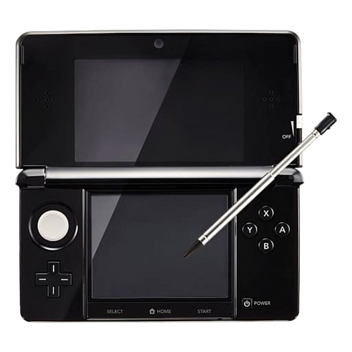 Nintendo 3DS Clear Black CTR-S-KGBA Console with Box and Charger NTSC-J Nintendo 3DS Series Console [USED]