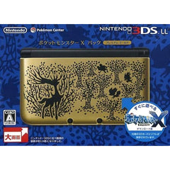 Nintendo 3DS LL Premium Gold Pokemon X Pack Console with Box NTSC-J Nintendo 3DS Series Console [USED]