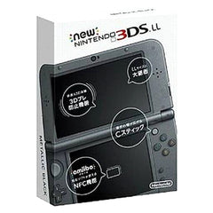 New Nintendo 3DS LL Metallic Black RED-S-VAAA Console with Box NTSC-J Nintendo 3DS Series Console [USED]