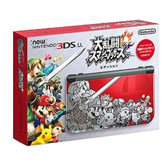 New Nintendo 3DS LL Super Smash Bros. Edition RED-S-RBAA Console with Box NTSC-J Nintendo 3DS Series Console [USED]