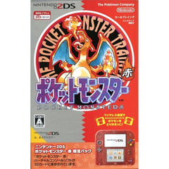 Nintendo 2DS Pokemon Red Limited Pack Console with Box and Charger NTSC-J Nintendo 3DS Series Console [USED]