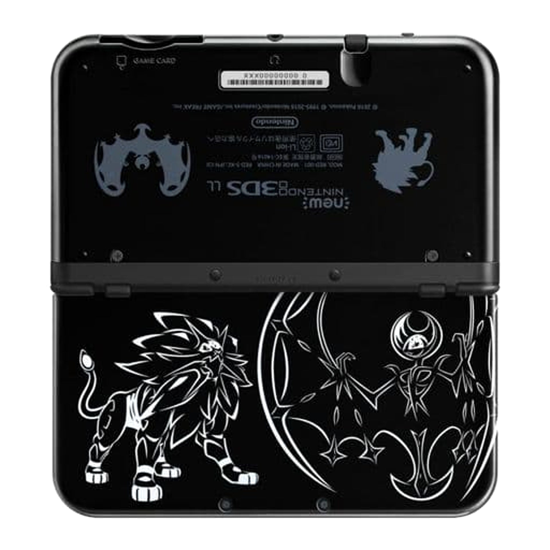 New Nintendo 3DS LL Solgaleo Lunala Black RED-S-KCAA Console with Box NTSC-J Nintendo 3DS Series Console [USED]
