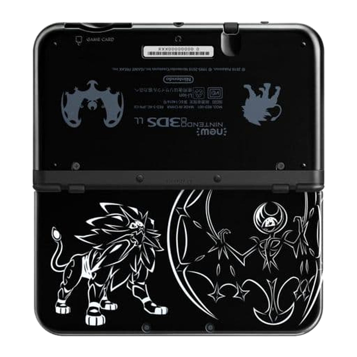 New Nintendo 3DS LL Solgaleo Lunala Black RED-S-KCAA Console with Box NTSC-J Nintendo 3DS Series Console [USED]