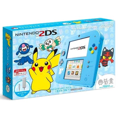 Nintendo 2DS Light Blue Pokemon Sun & Moon Limited Pack FTR-S-BDAA Console with Box and Charger NTSC-J Nintendo 3DS Series Console [USED]