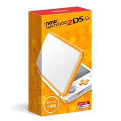 New Nintendo 2DS LL White X Orange JAN-S-OAAA Console with Box NTSC-J Nintendo 3DS Series Console [USED]