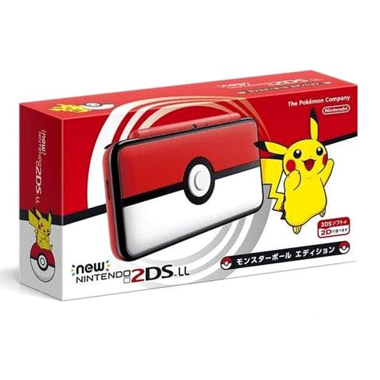 New Nintendo 2DS LL Monster Ball Edition JAN-S-KCAA Console with Box NTSC-J Nintendo 3DS Series Console [USED]