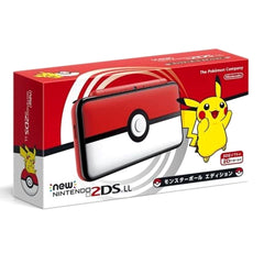 New Nintendo 2DS LL Monster Ball Edition JAN-S-KCAA Console with Box NTSC-J Nintendo 3DS Series Console [USED]