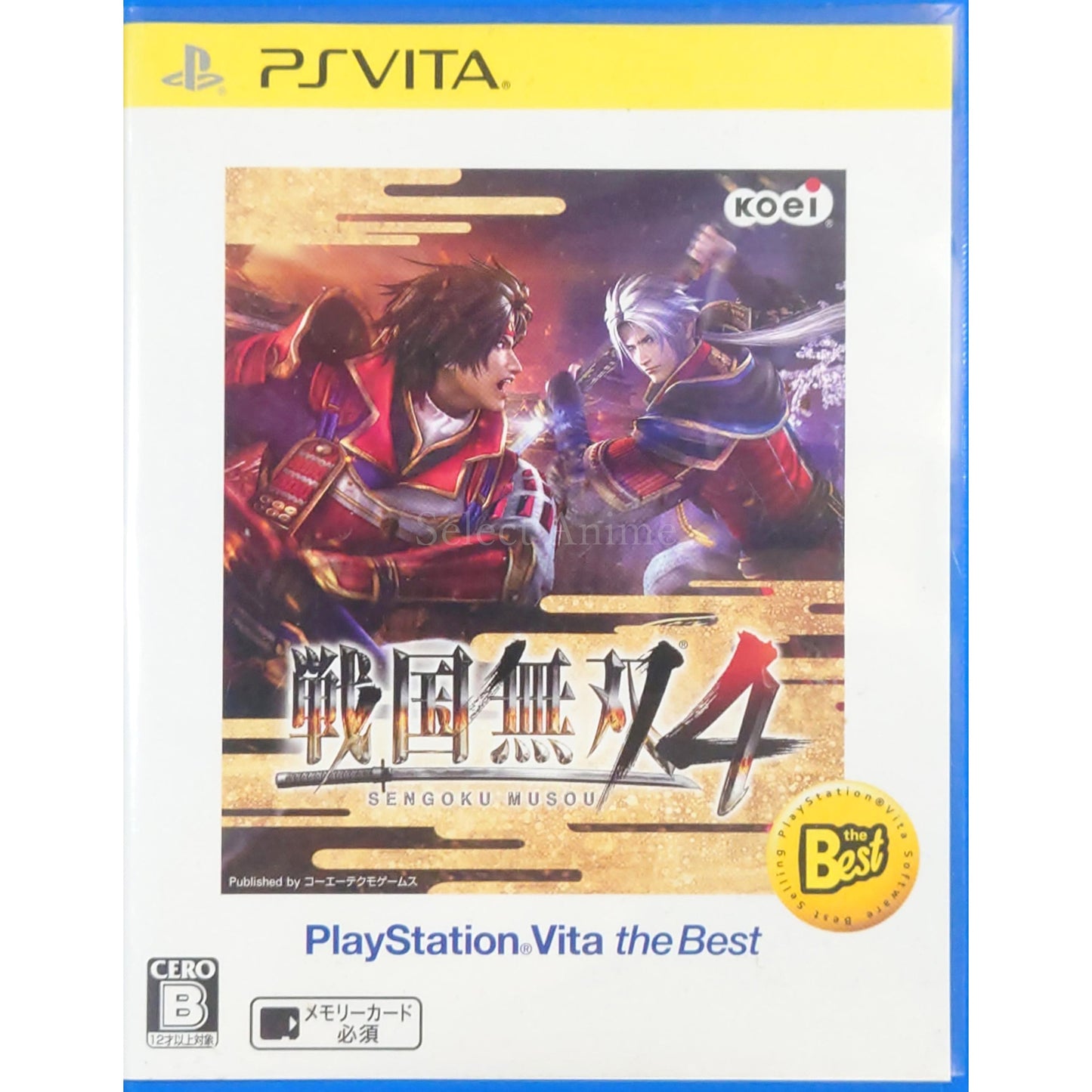 Samurai Warriors 4 PlayStation Vita the Best PlayStation Vita [USED]