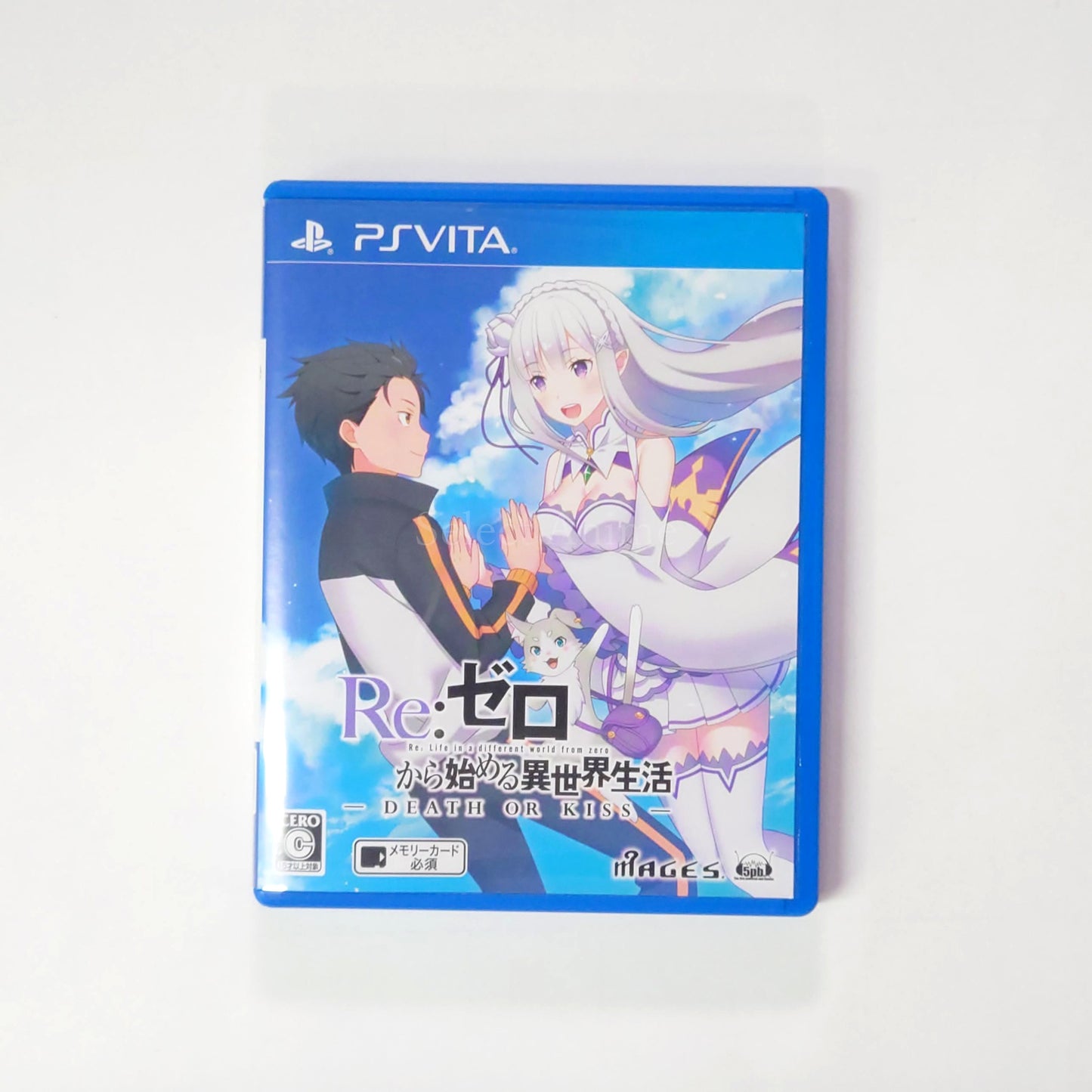 Re:ZERO -Starting Life in Another World- Death or Kiss PlayStation Vita [USED]