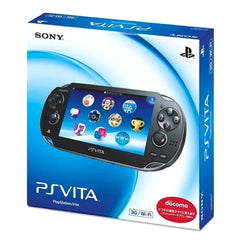 Sony Playstation Vita Crystal Black 3G/Wi-Fi Model PCH-1100AA01 Console with Box and Charger NTSC-J PlayStation Vita Series Console [USED]