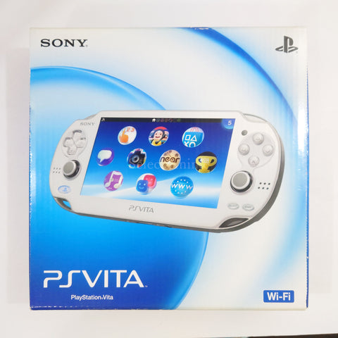 Sony Playstation Vita Crystal White Wi-Fi Model PCH-1000ZA02 Console with Box and Charger NTSC-J PlayStation Vita Series Console [USED] — photo 1