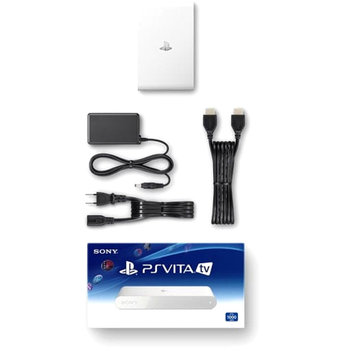 Sony PlayStation Vita TV White VTE-1000AB01 Console with Box and Charger NTSC-J PlayStation Vita Series Console [USED]