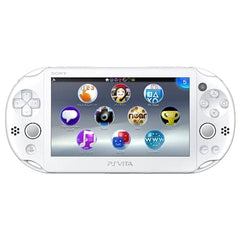 Sony Playstation Vita White Wi-Fi Model PCH-2000ZA12 Console with Box and Charger NTSC-J PlayStation Vita Series Console [USED]