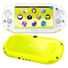 Sony Playstation Vita Lime Green White Wi-Fi Model PCH-2000ZA13 Console with Box and Charger NTSC-J PlayStation Vita Series Console [USED]