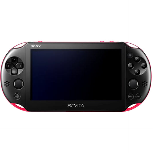 Sony Playstation Vita Pink Black Wi-Fi Model PCH-2000 Console with Box and Charger NTSC-J PlayStation Vita Series Console [USED]