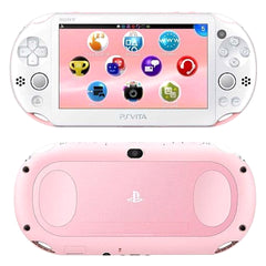 Sony Playstation Vita Light Pink White Wi-Fi Model PCH-2000ZA19 Console with Box and Charger NTSC-J PlayStation Vita Series Console [USED]
