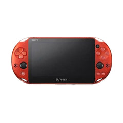 Sony Playstation Vita Metallic Red Wi-Fi Model PCH-2000ZA26 Console with Box and Charger NTSC-J PlayStation Vita Series Console [USED]