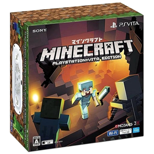 Sony Playstation Vita Minecraft Wi-Fi Model Special Edition Bundle PCHJ-10031 Console with Box and Charger NTSC-J PlayStation Vita Series Console [USED]
