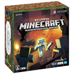 Sony Playstation Vita Minecraft Wi-Fi Model Special Edition Bundle PCHJ-10031 Console with Box and Charger NTSC-J PlayStation Vita Series Console [USED]