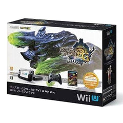 Nintendo Wii U Kuro Monster Hunter 3G HD Ver. Premium Set WUP-S-KAFD Console with Box and Charger NTSC-J Wii U Series Console [USED]