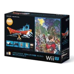 Nintendo Wii U Kuro Dragon Quest X Online Rise of the Five Tribes Premium Set WUP-S-KAFJ Console with Box and Charger NTSC-J Wii U Series Console [USED]