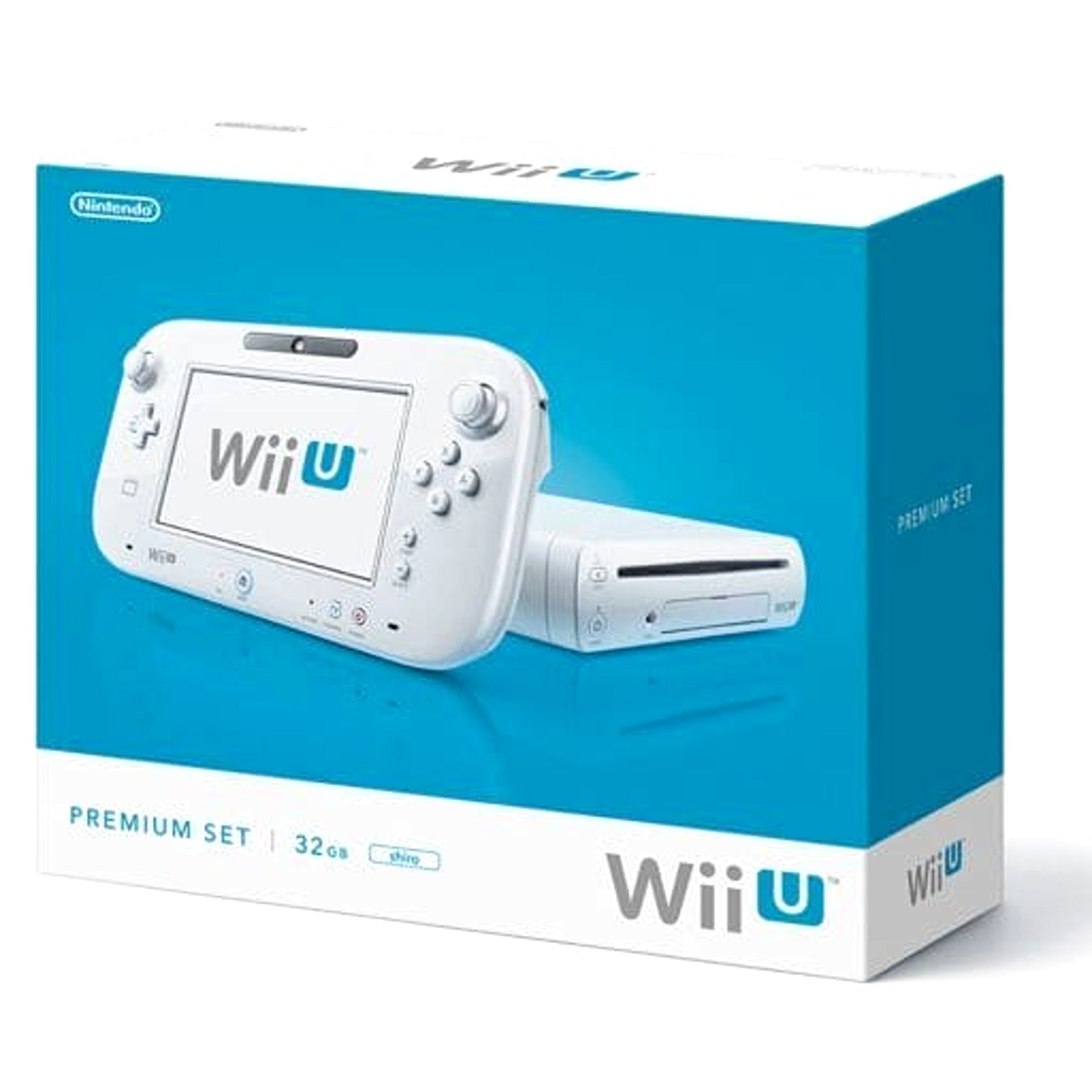 Nintendo Wii U Shiro Premium Set 32GB WUP-S-WAFC Console with Box and Charger NTSC-J Wii U Series Console [USED]